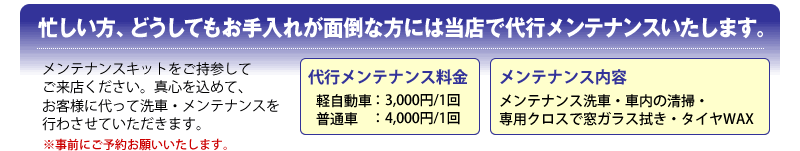 �Z�������A�ǂ����Ă�������ꂪ�ʓ|�ȕ��ɂ͓��X�ő�s�����e�i���X�������܂��B